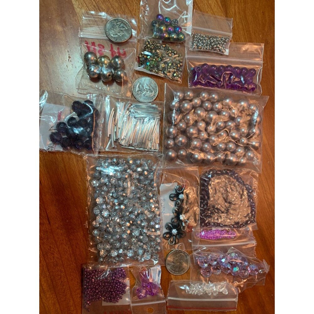 Mixed Beads & Findings Assortment For Jewelry Colorful DIY Arts & Craft Supplies